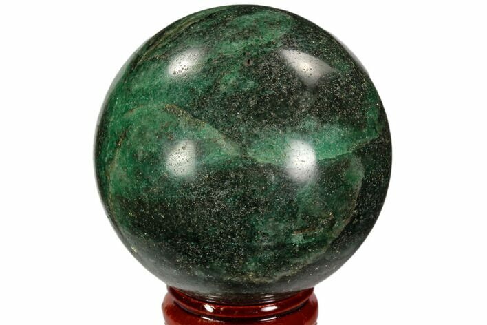 Polished Fuchsite Sphere - Madagascar #104231